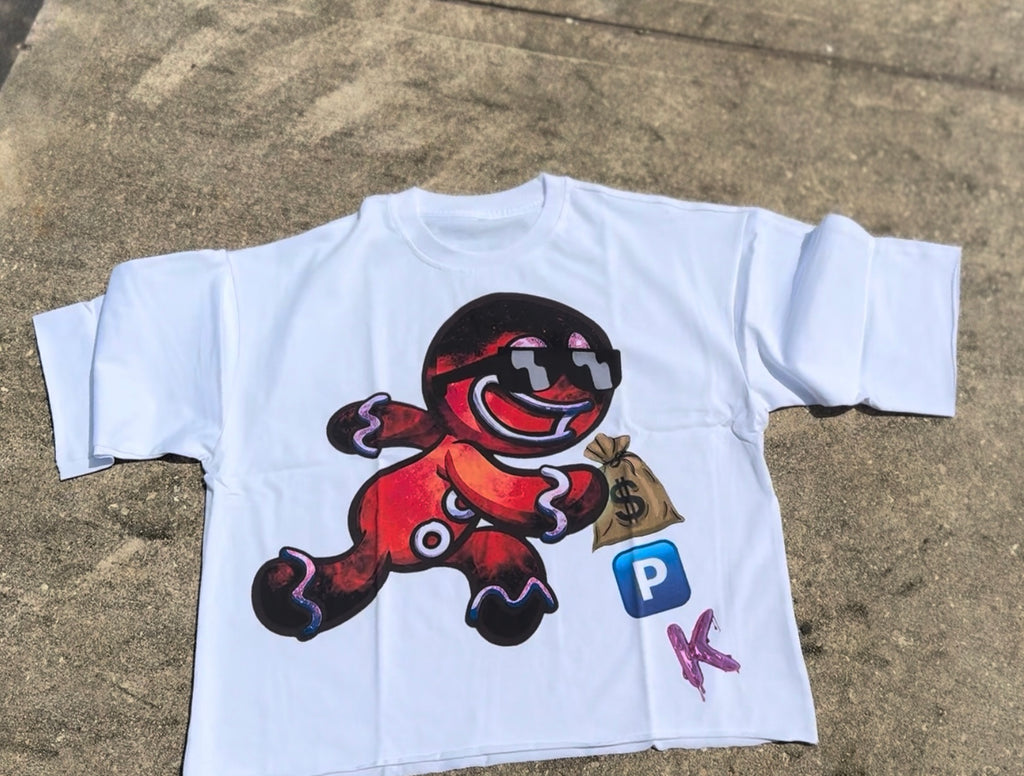 Gingerbread Crop Tee