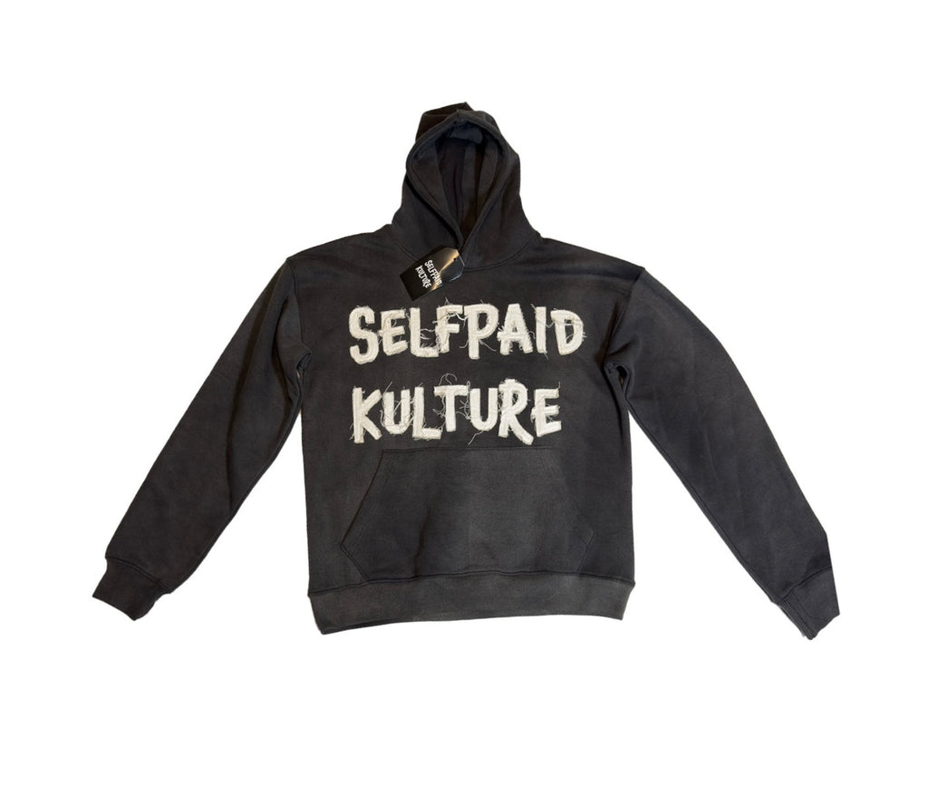 SPK Vintage Black Hoodie