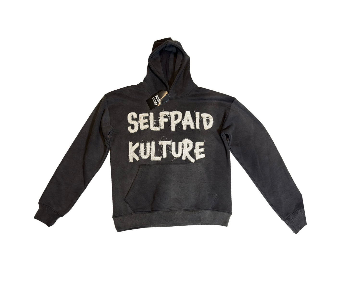 SPK Vintage Black Hoodie
